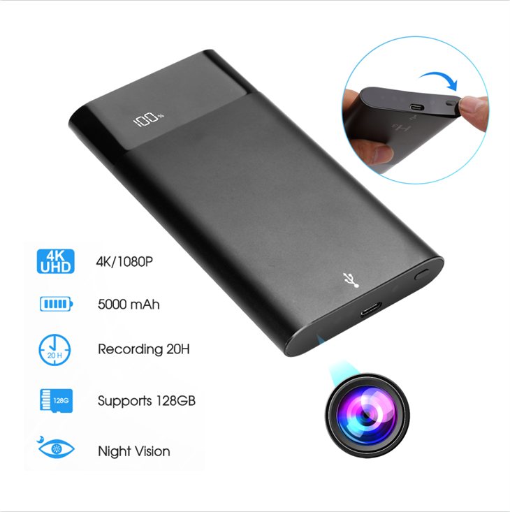1080P Power Bank Hidden Camera