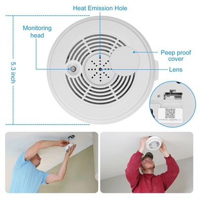 كيفية تركيب كاميرا تجسس بدون حفر