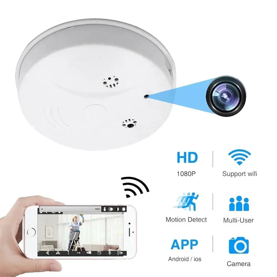 Smoke Detector Camera with Night Vision Smoke Detector Camera with Night Vision